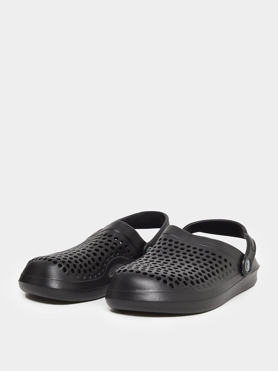 Solid Slip-On Heel Strap Clogs