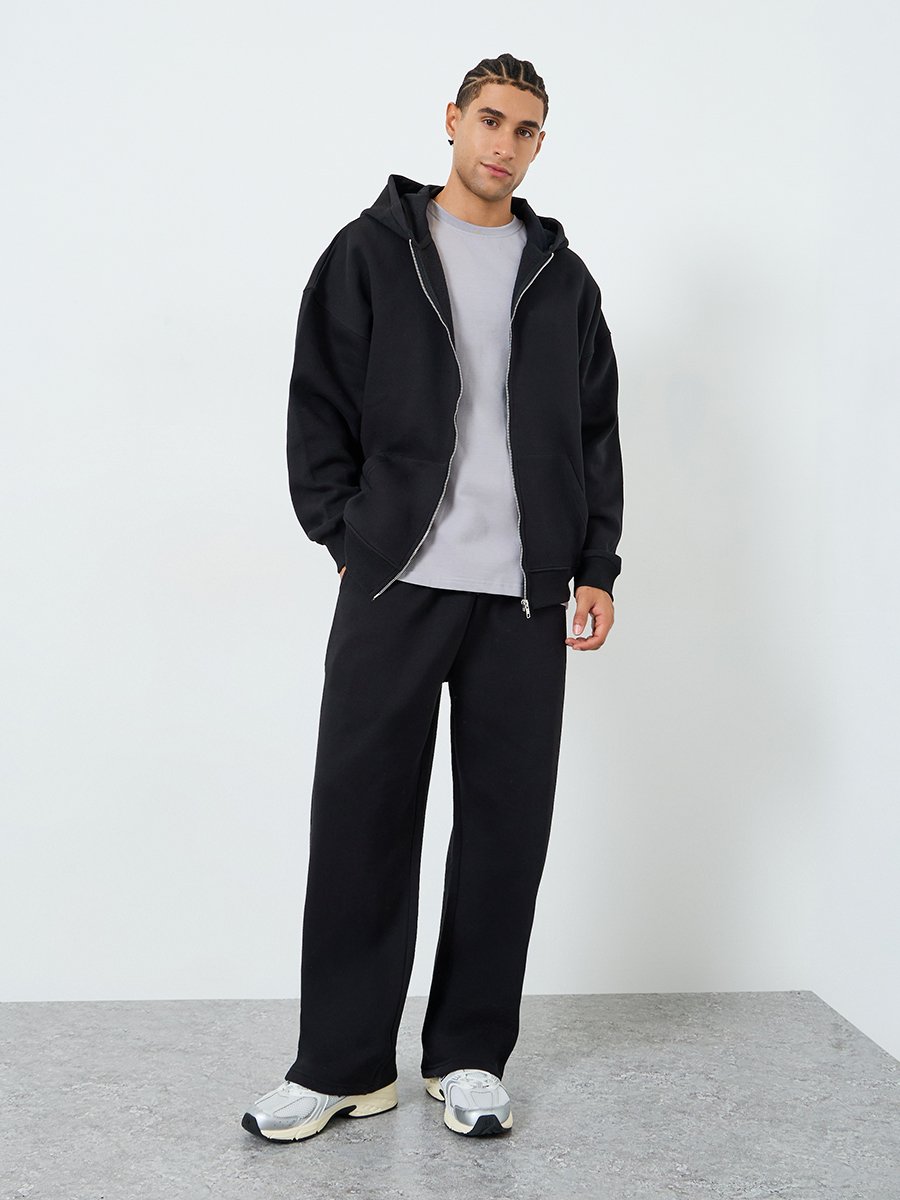 Men Oversized Hooded Jacket and Joggers Co-Ords