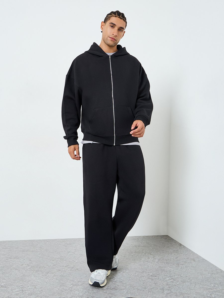 Men Oversized Hooded Jacket and Joggers Co-Ords