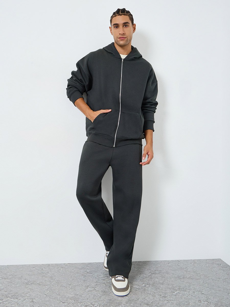 Men Oversized Hooded Jacket and Joggers Co-Ords