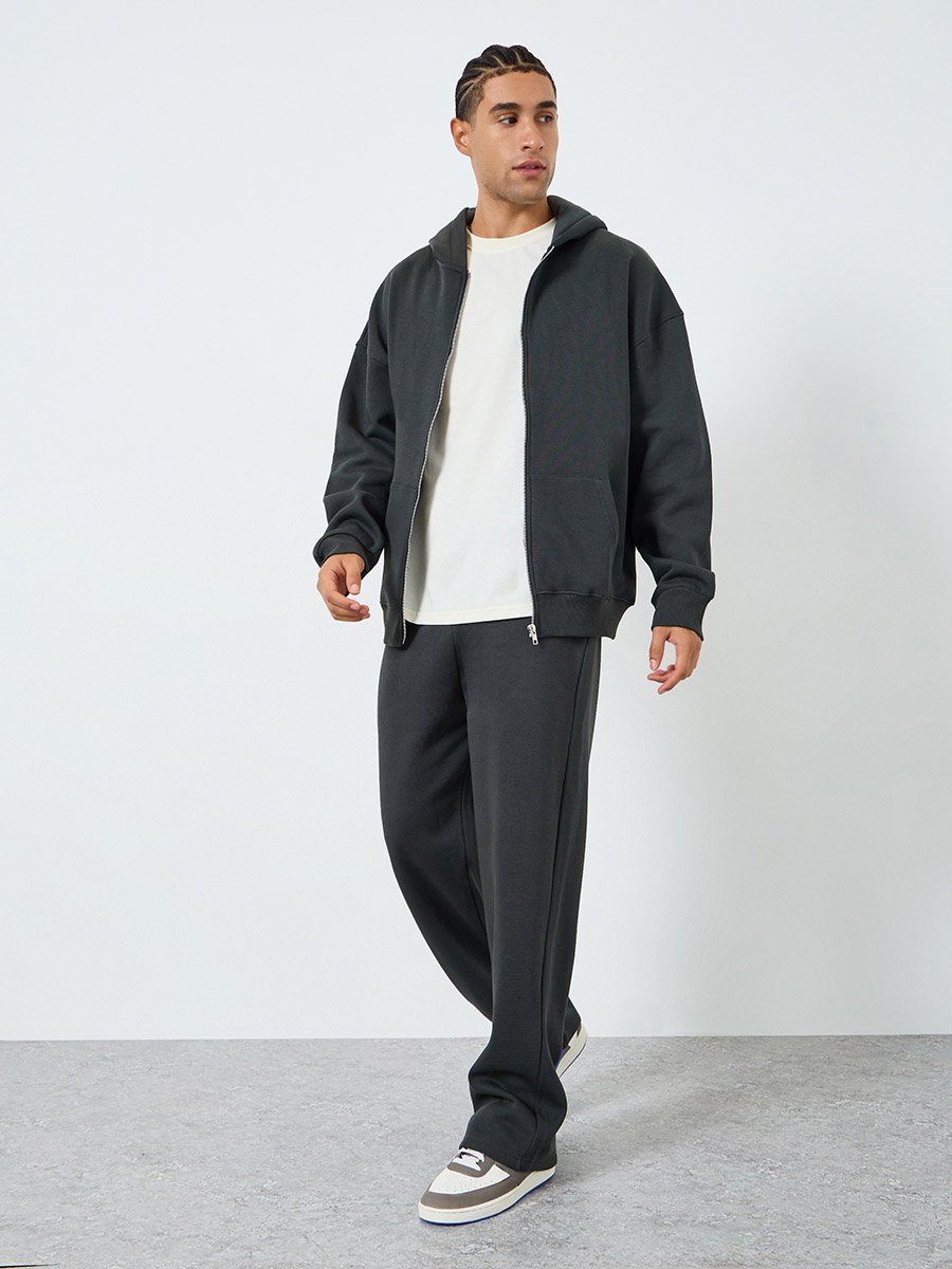 Men Oversized Hooded Jacket and Joggers Co-Ords
