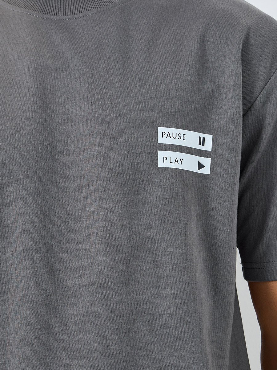 Men Short Sleeve Oversized T-Shirt and Joggers Co-Ords