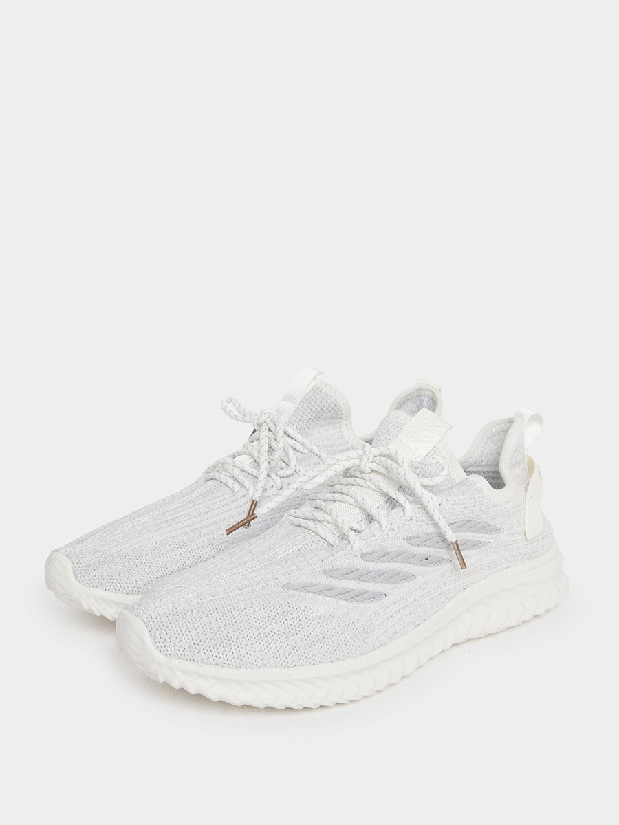 Textured Lace Up Sneakers