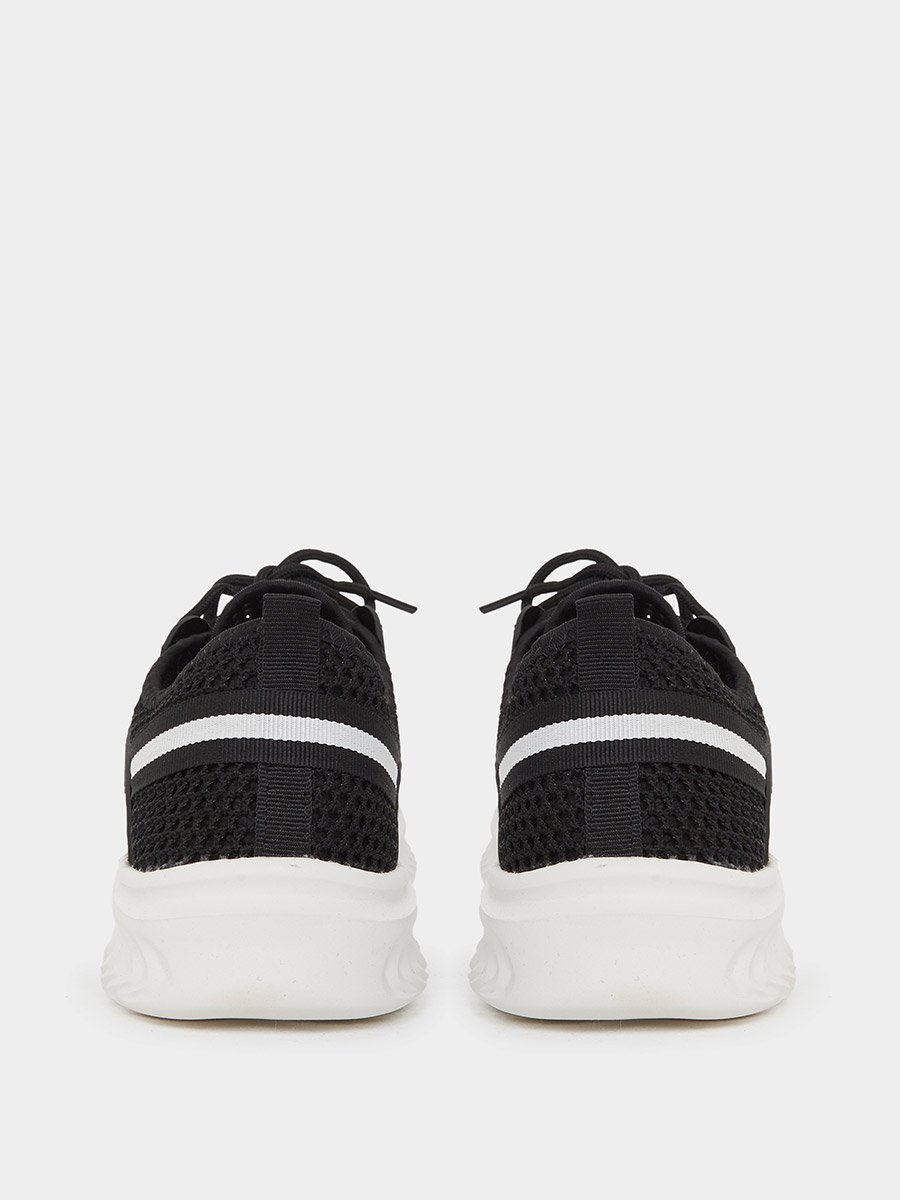Textured Lace Up Sneakers