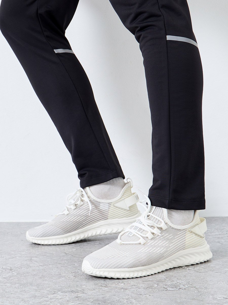 Textured Lace Up Sneakers