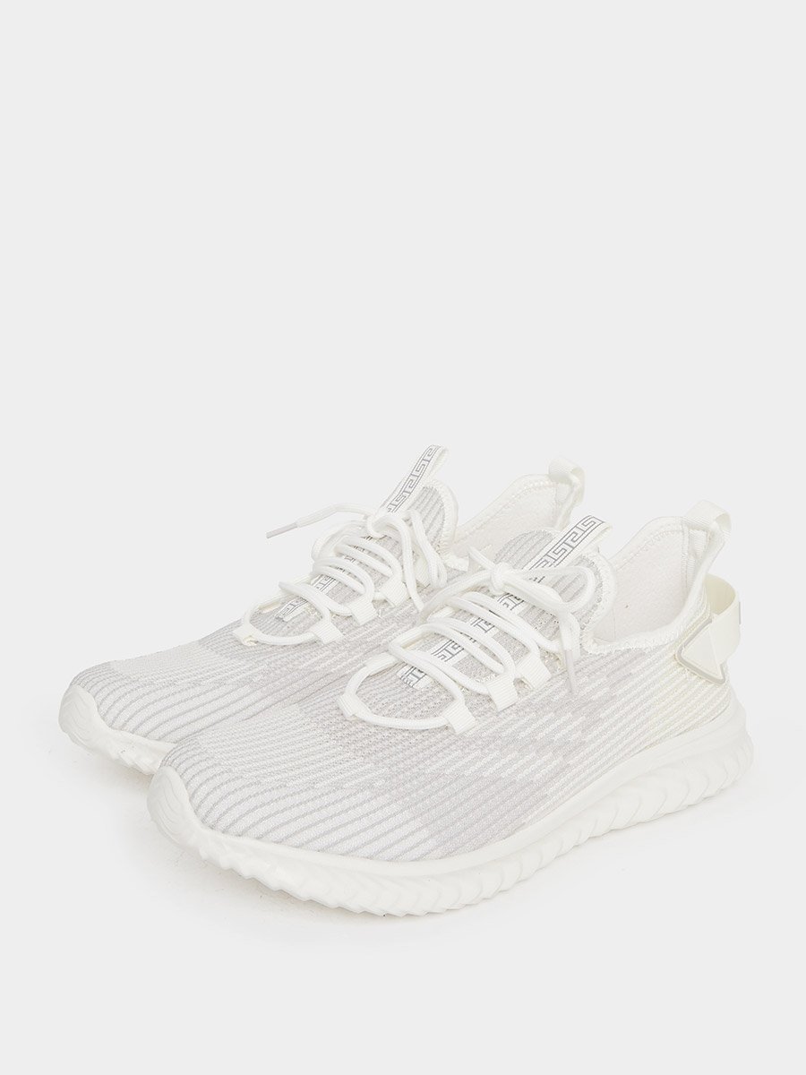 Textured Lace Up Sneakers