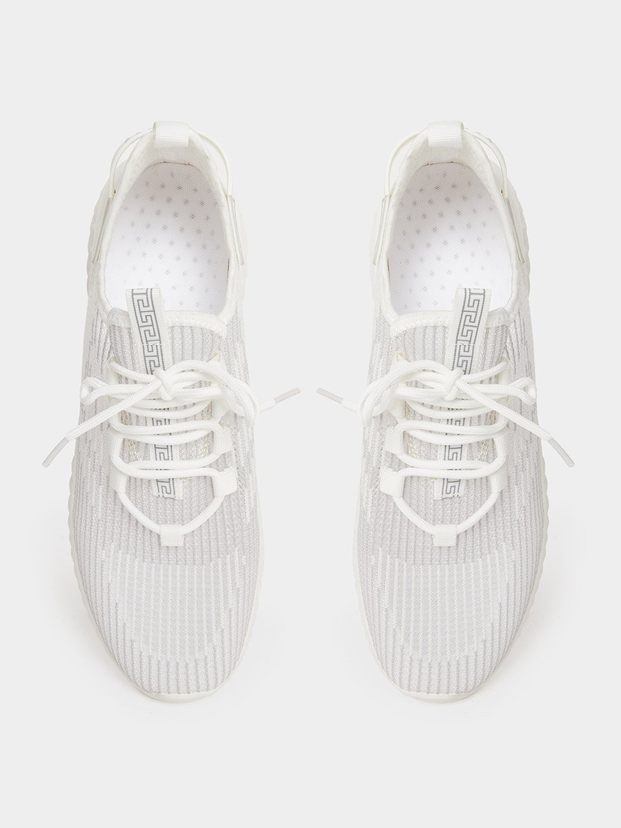 Textured Lace Up Sneakers