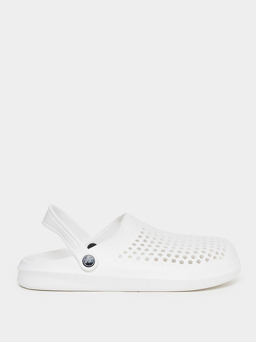 Solid Slip On Heel Strap Clogs