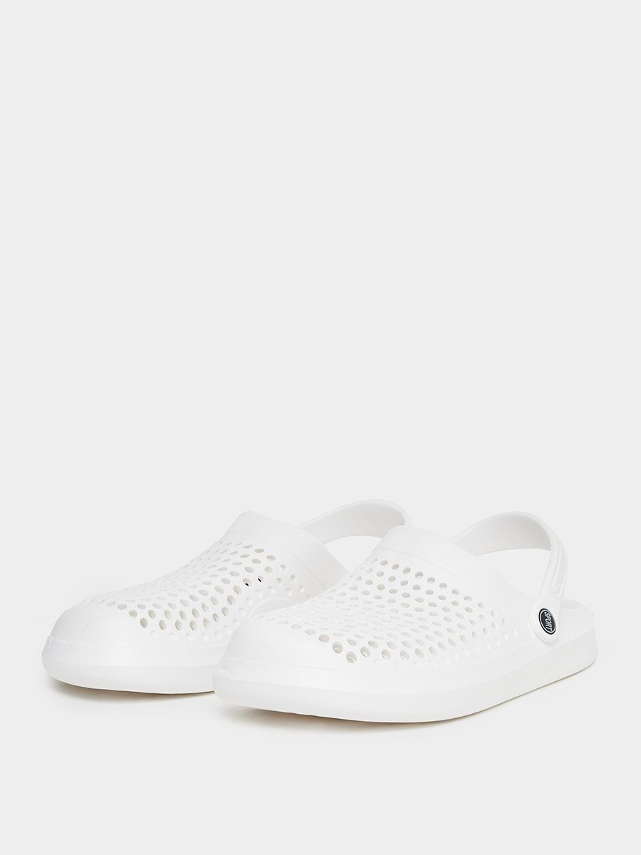 Solid Slip On Heel Strap Clogs