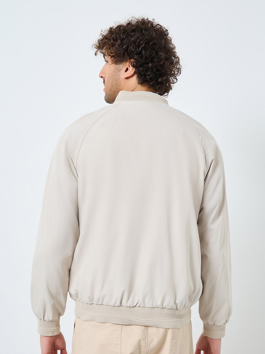 Men Relaxed Fit Bomber Jacket