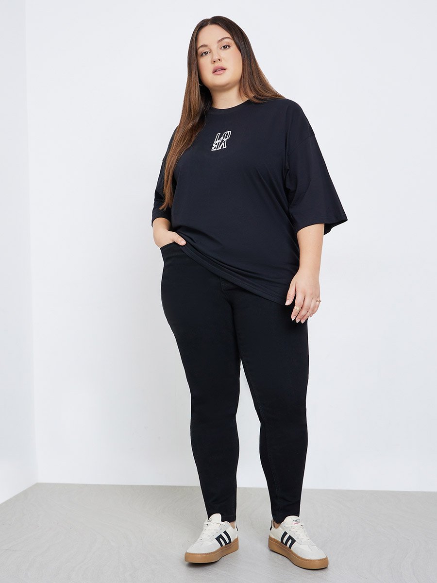 Plus Size High Rise Skinny Jeans