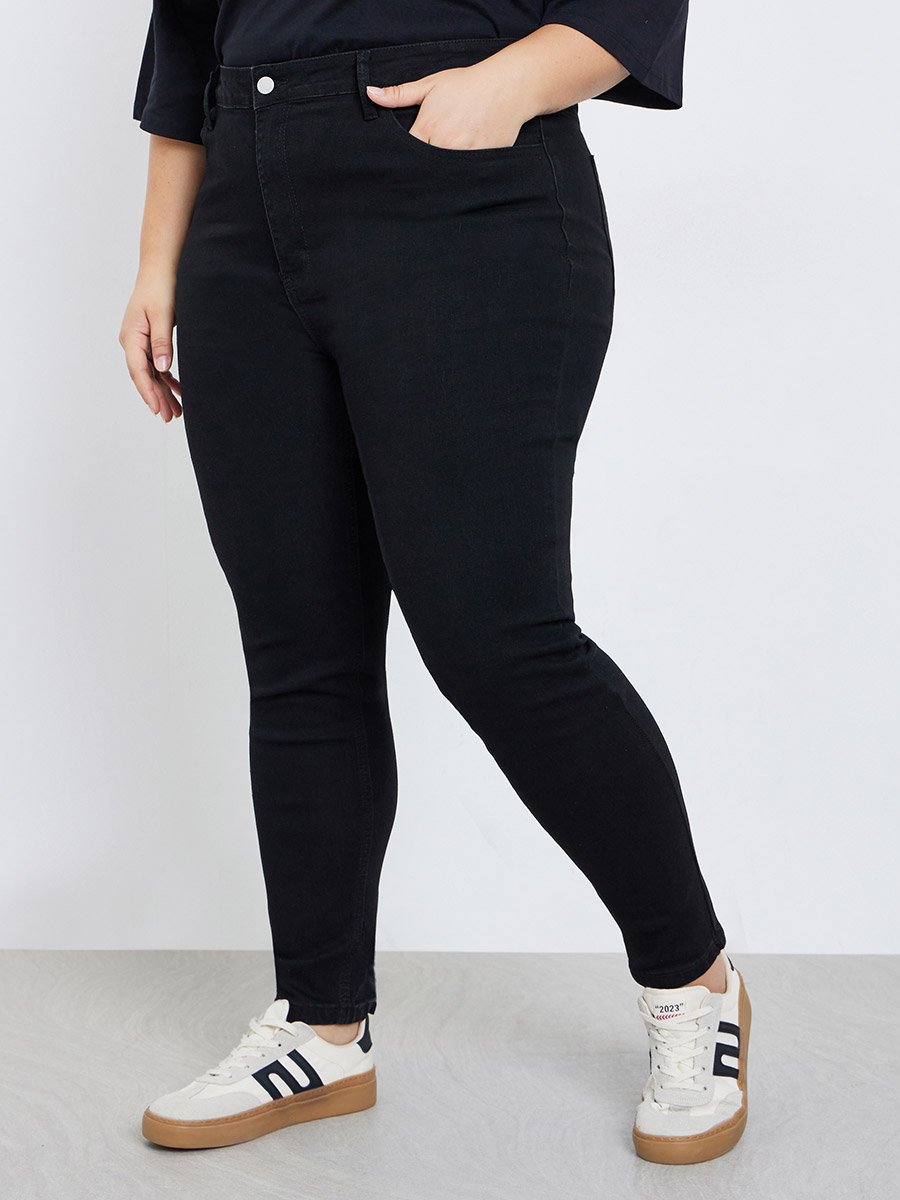 Plus Size High Rise Skinny Jeans