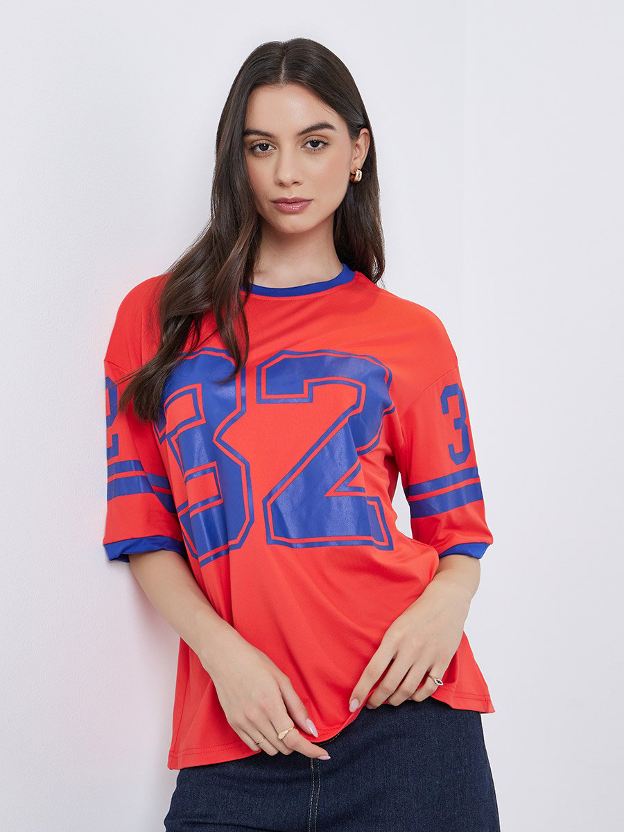 Graphic Print Oversized T-Shirt