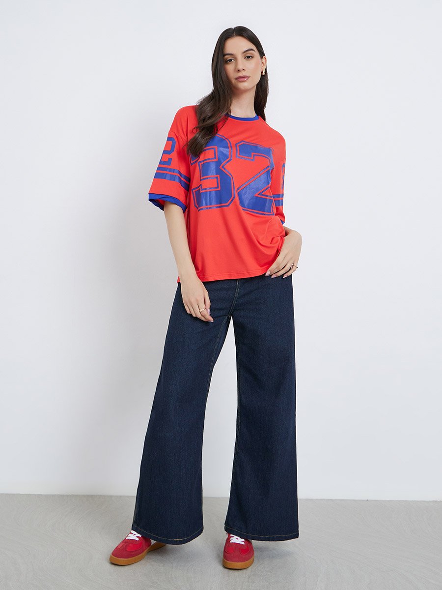 Graphic Print Oversized T-Shirt