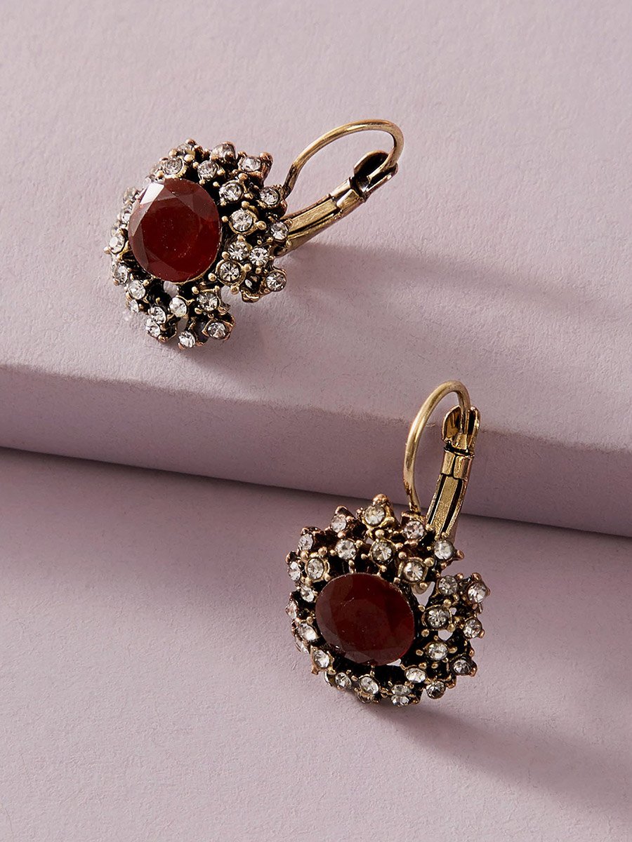 Embellished Huggie Earrings