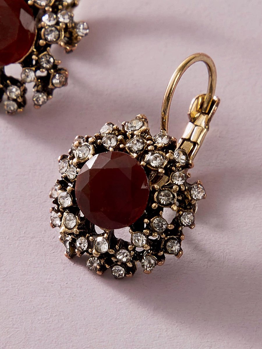 Embellished Huggie Earrings