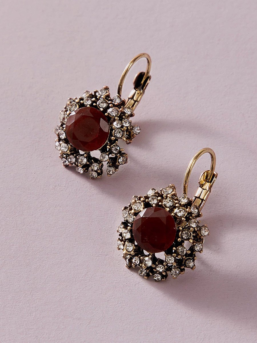 Embellished Huggie Earrings
