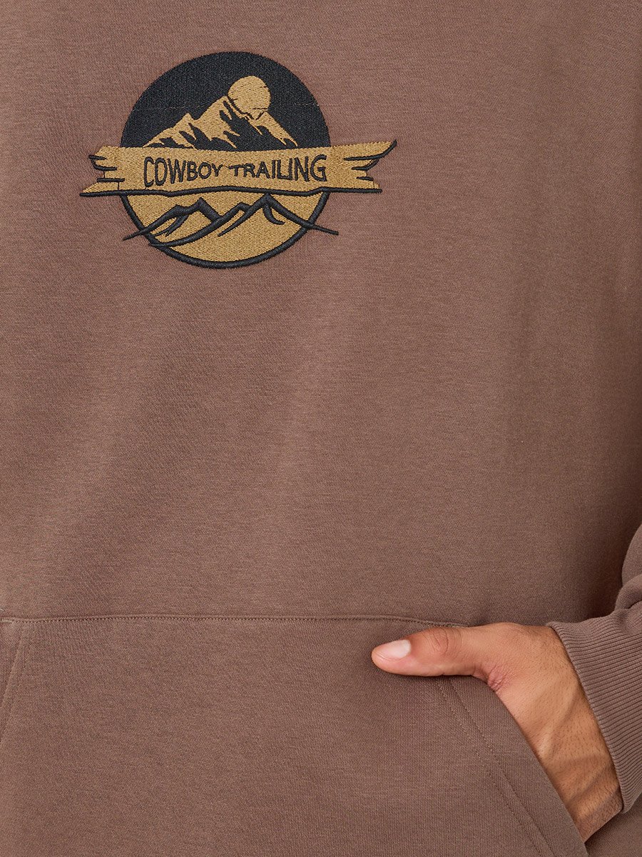 Men Oversized Embrodiered Hoodie
