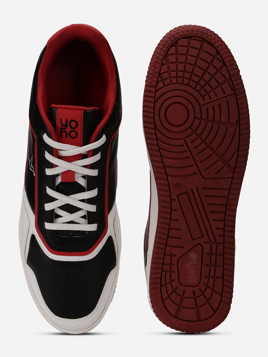 Men Color Block Lace Up Sneakers