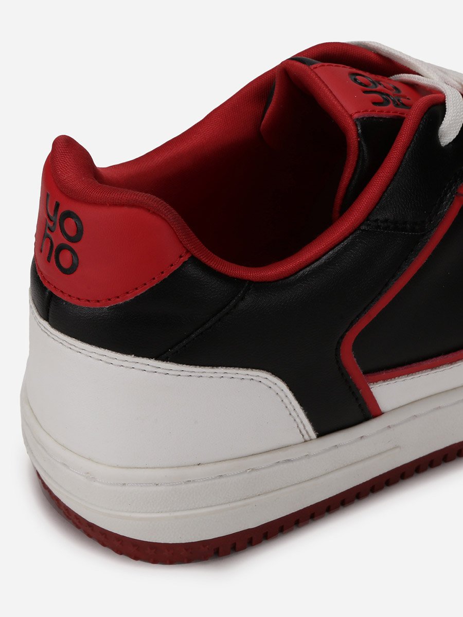 Men Color Block Lace Up Sneakers