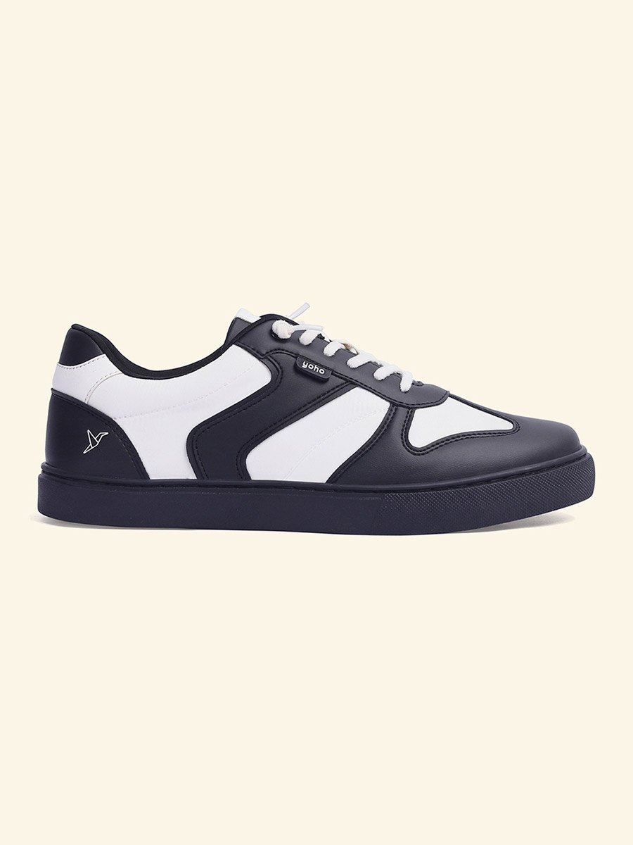 Men Stride Color Block Stretch Lace Sneakers