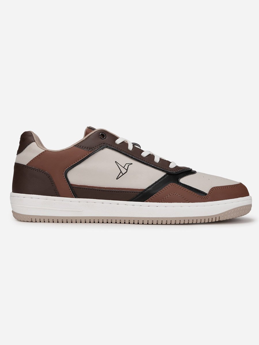 Men Color Block Lace Up Sneakers