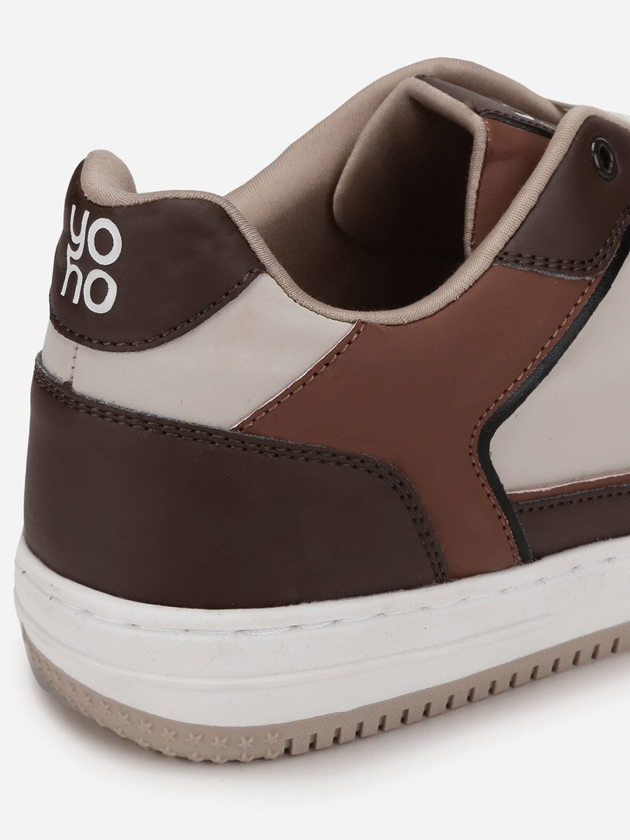 Men Color Block Lace Up Sneakers