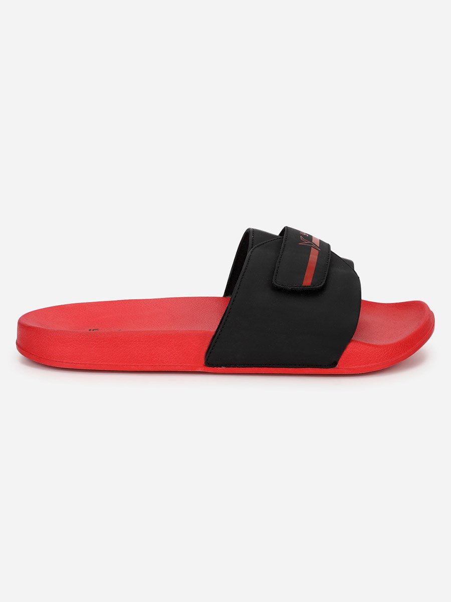 Men Red Drystep Slides