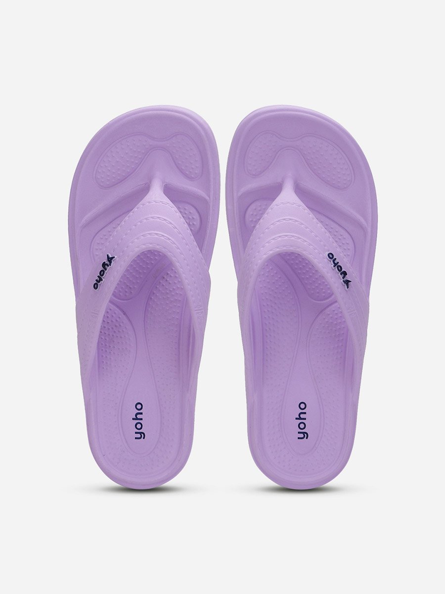 Purple Drizzle Soft Slippers