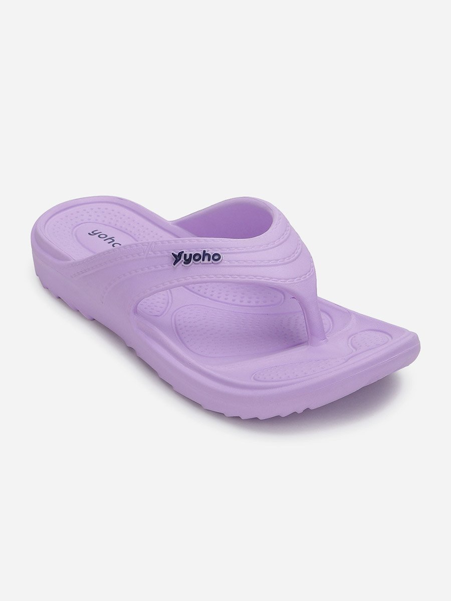 Purple Drizzle Soft Slippers