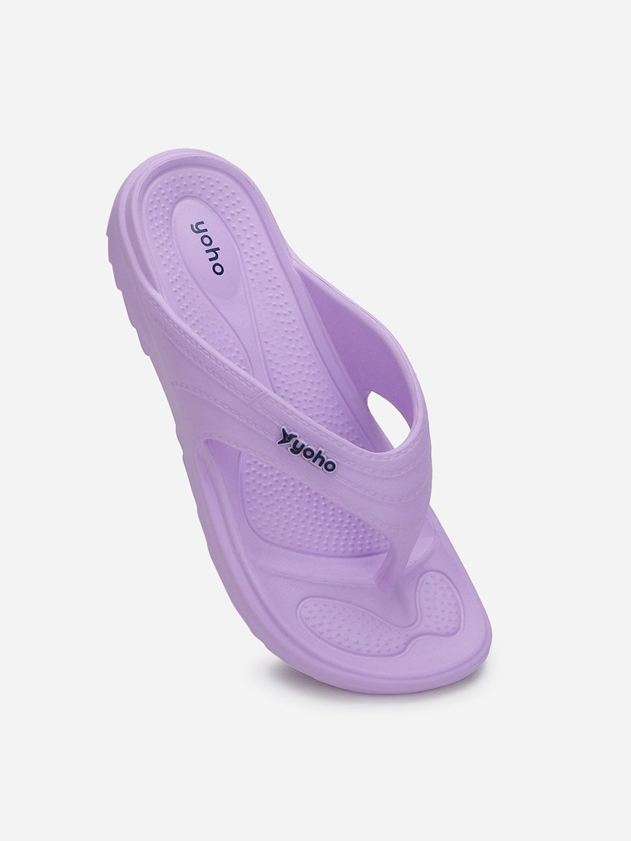 Purple Drizzle Soft Slippers