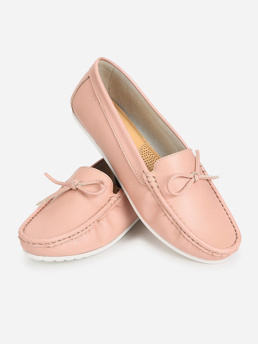 Pink Bliss Bow Detail Cushioned Loafers