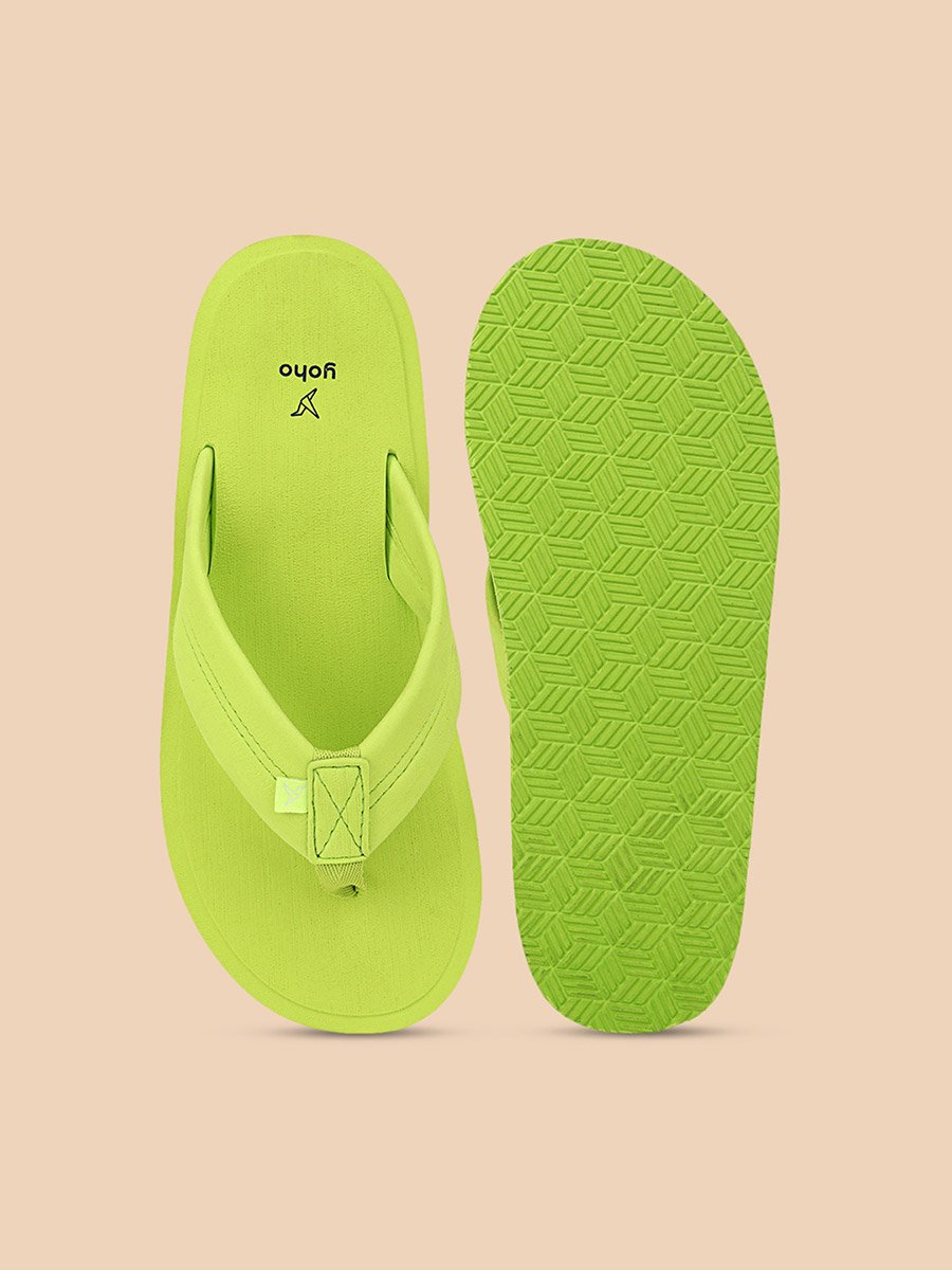 Green Bubbles Orthopedic Slippers