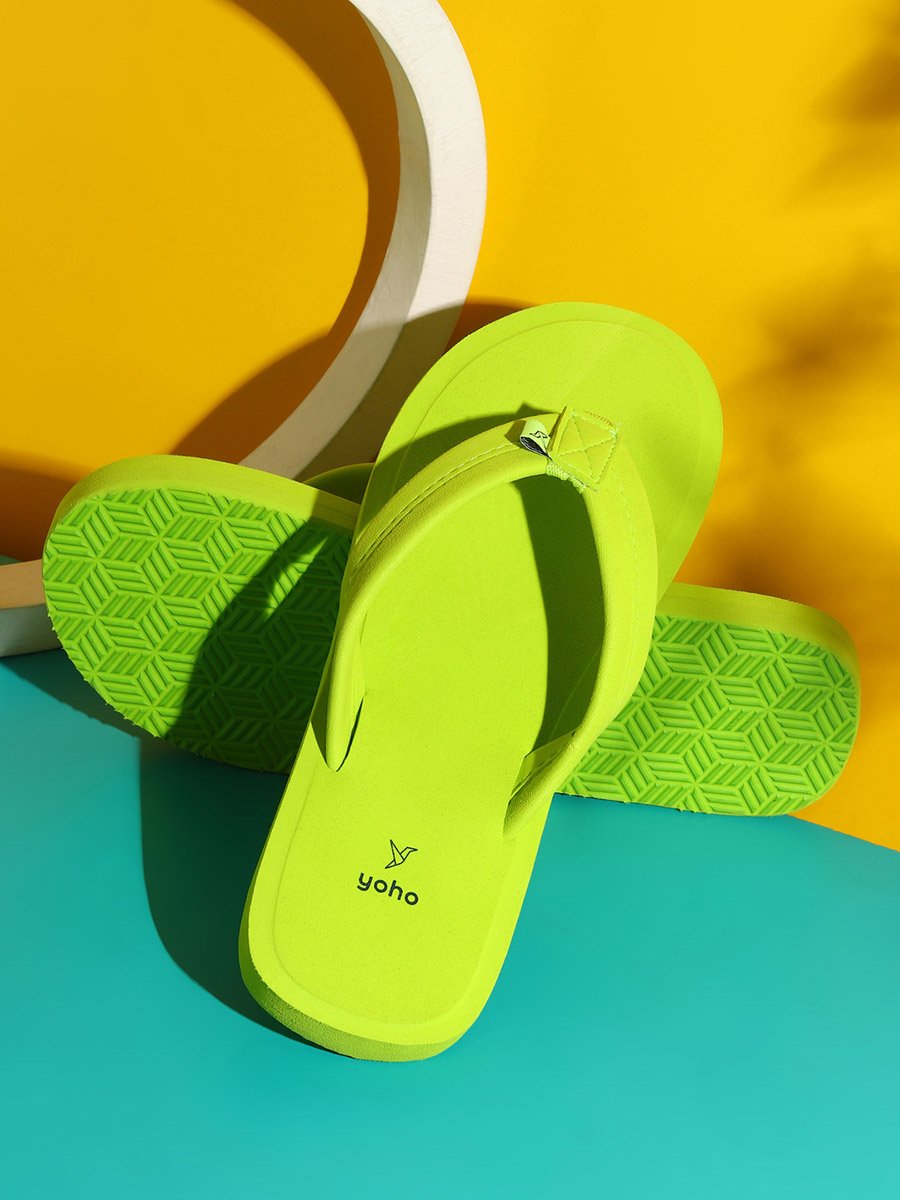 Green Bubbles Orthopedic Slippers