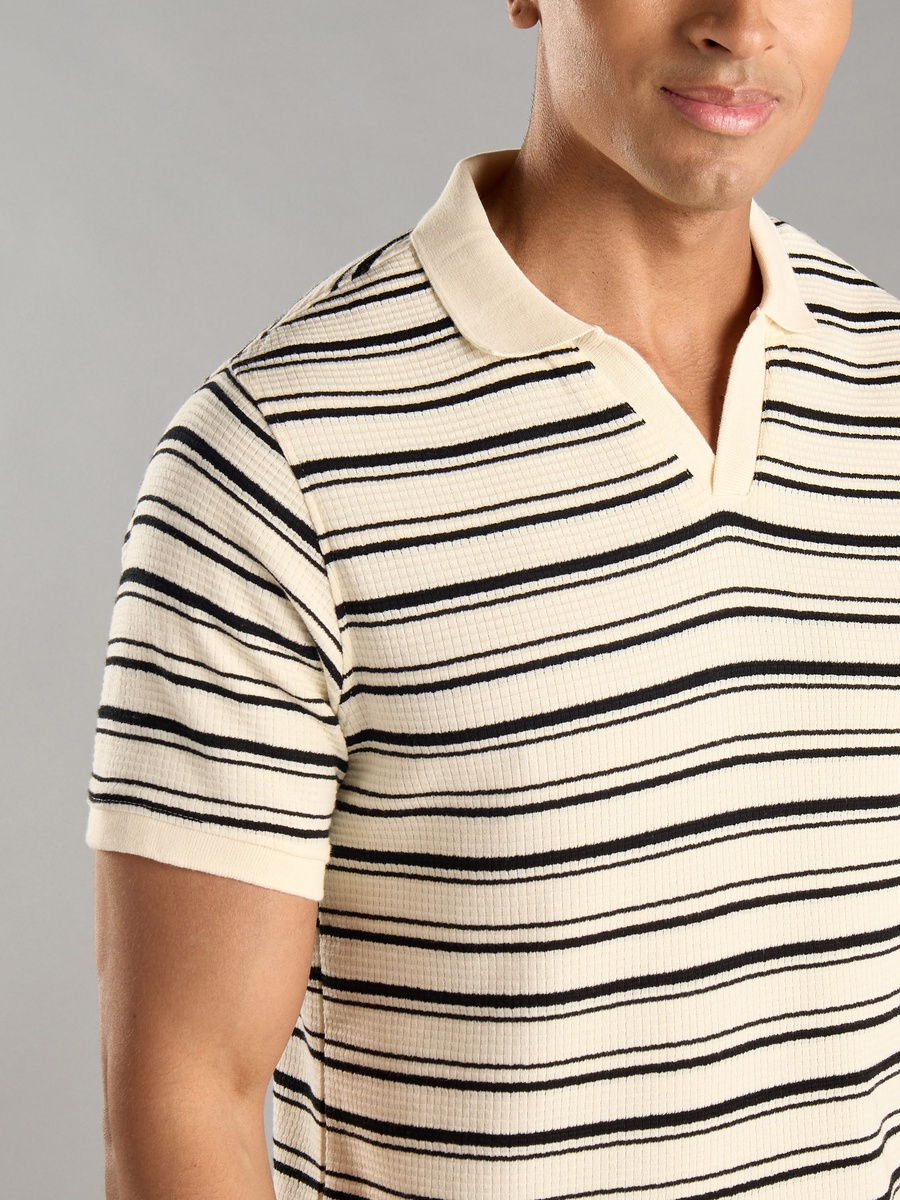 Striped Polo T-Shirt