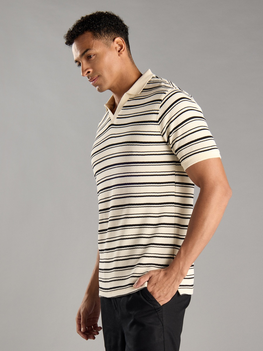 Striped Polo T-Shirt