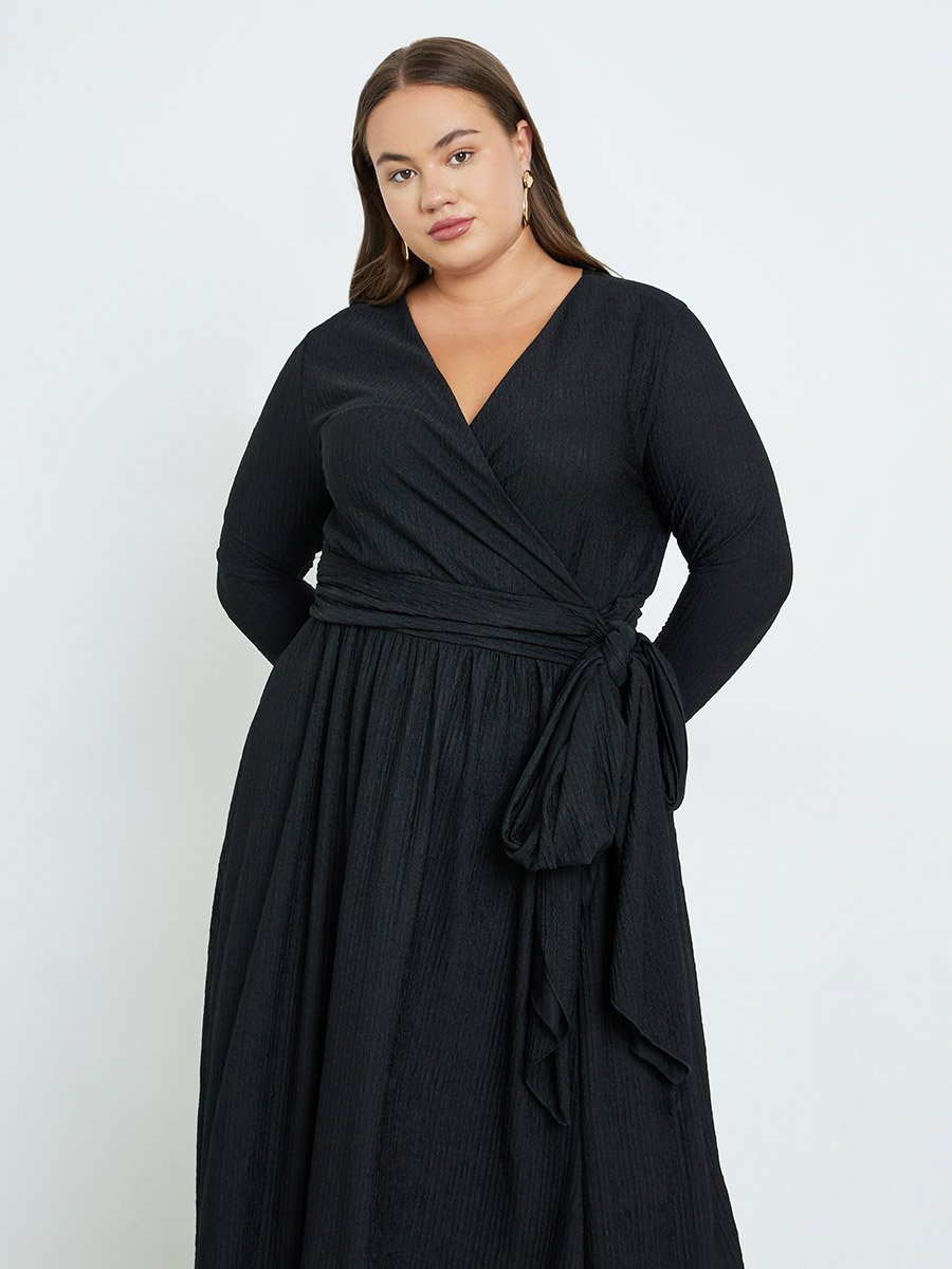 short sleeve midi formal dress Semi-Formal Midi Party Dress with Short Sleeves Black / 12