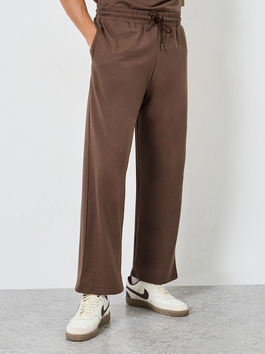 Men Oversized Puff Print T-Shirt and Pants Co-Ords