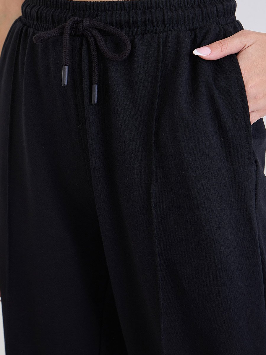 Women Black Relaxed Fit Joggers