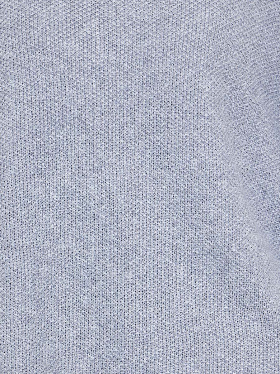 Grey Regular Fit Sweater with Contrast Trim