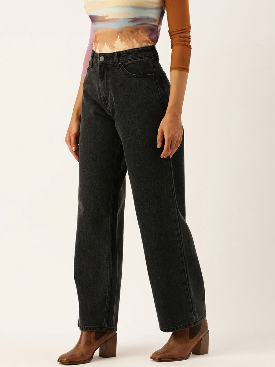 Women High Rise Relaxed Fit Jeans