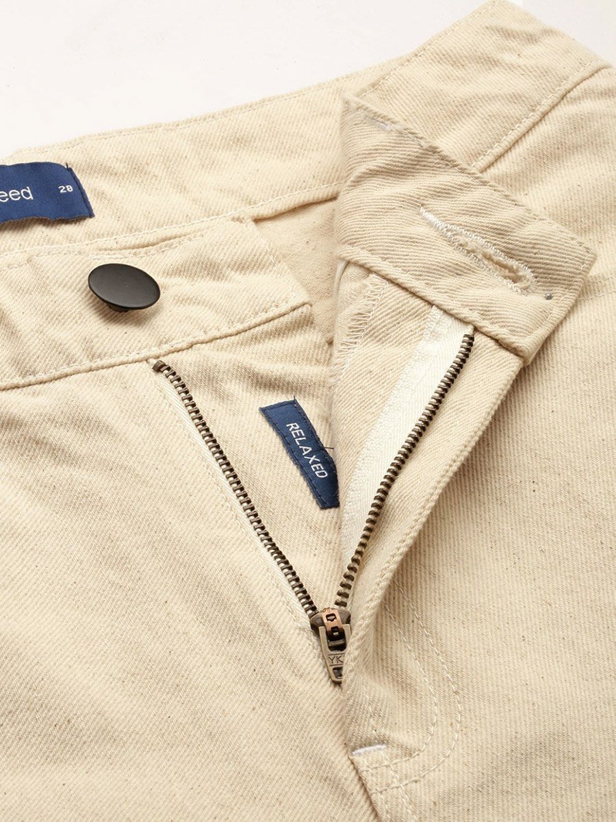 Women Mid Rise Relaxed Fit Cotton Jeans