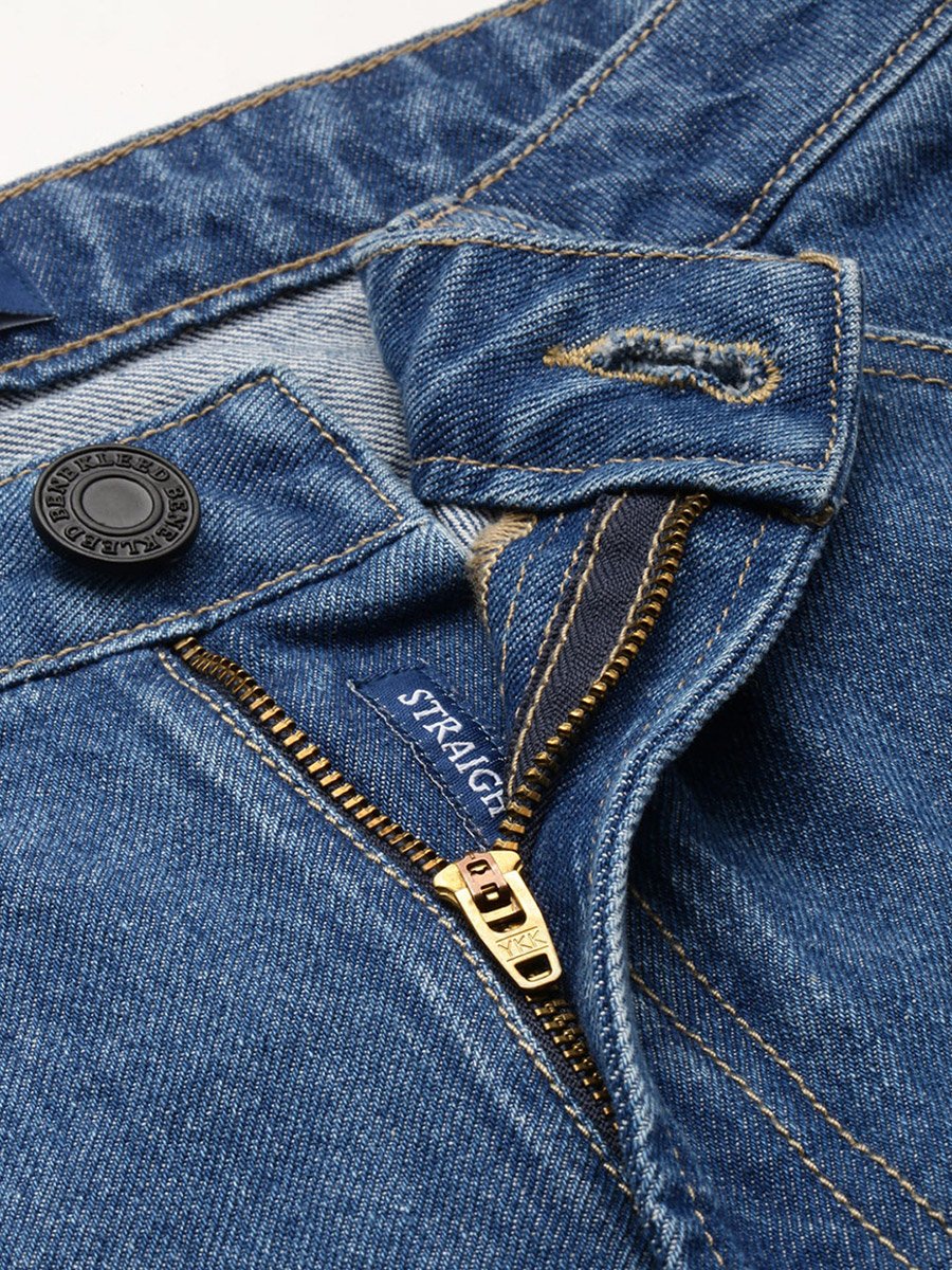 Women High Rise Straight Fit Jeans