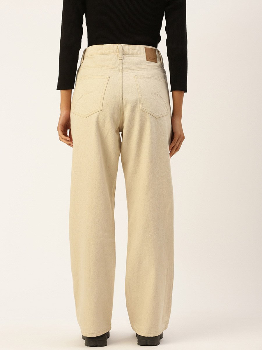 Women High Rise Straight Fit Jeans