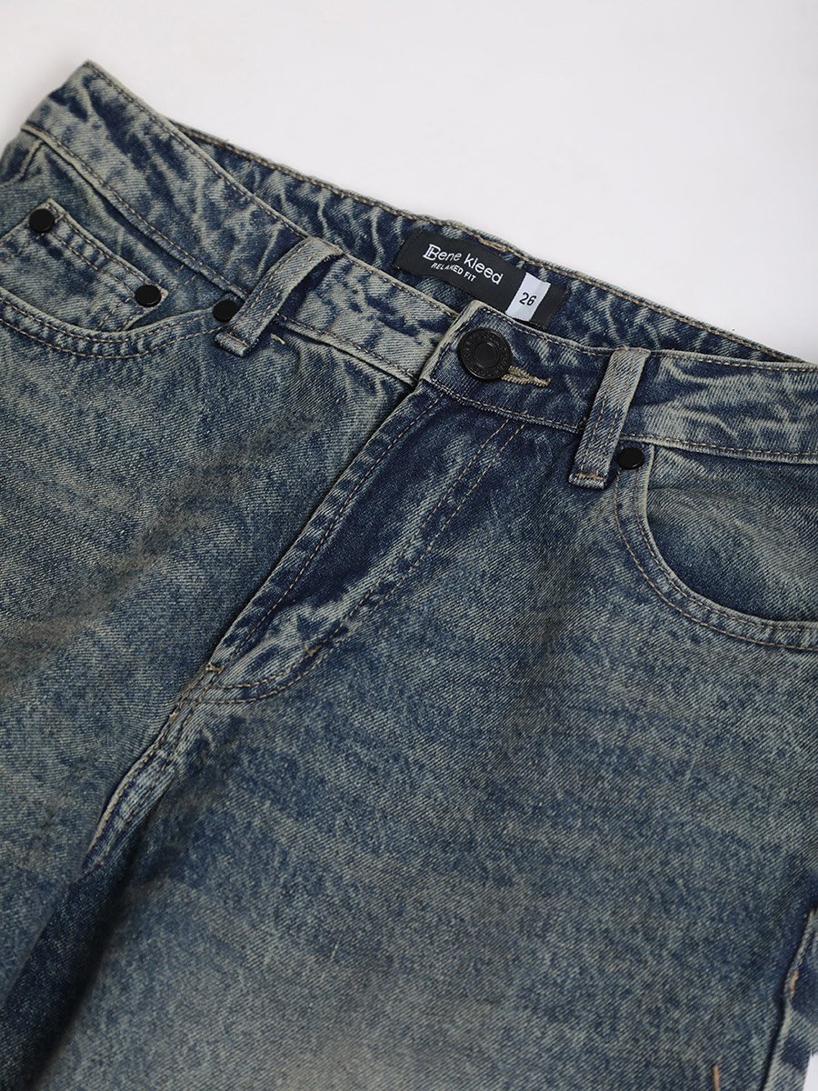 Women Relaxed Fit Faded Jeans