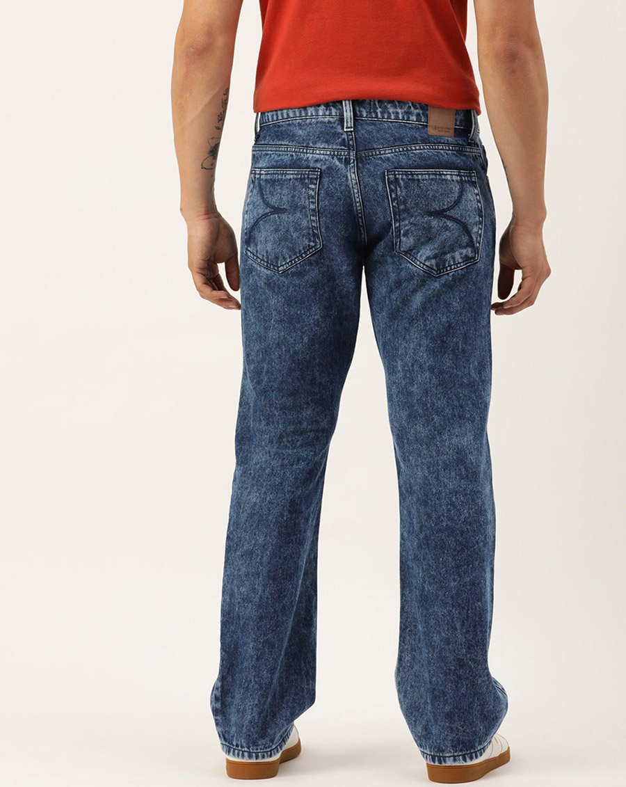 Men Bootcut Heavy Fade Jeans