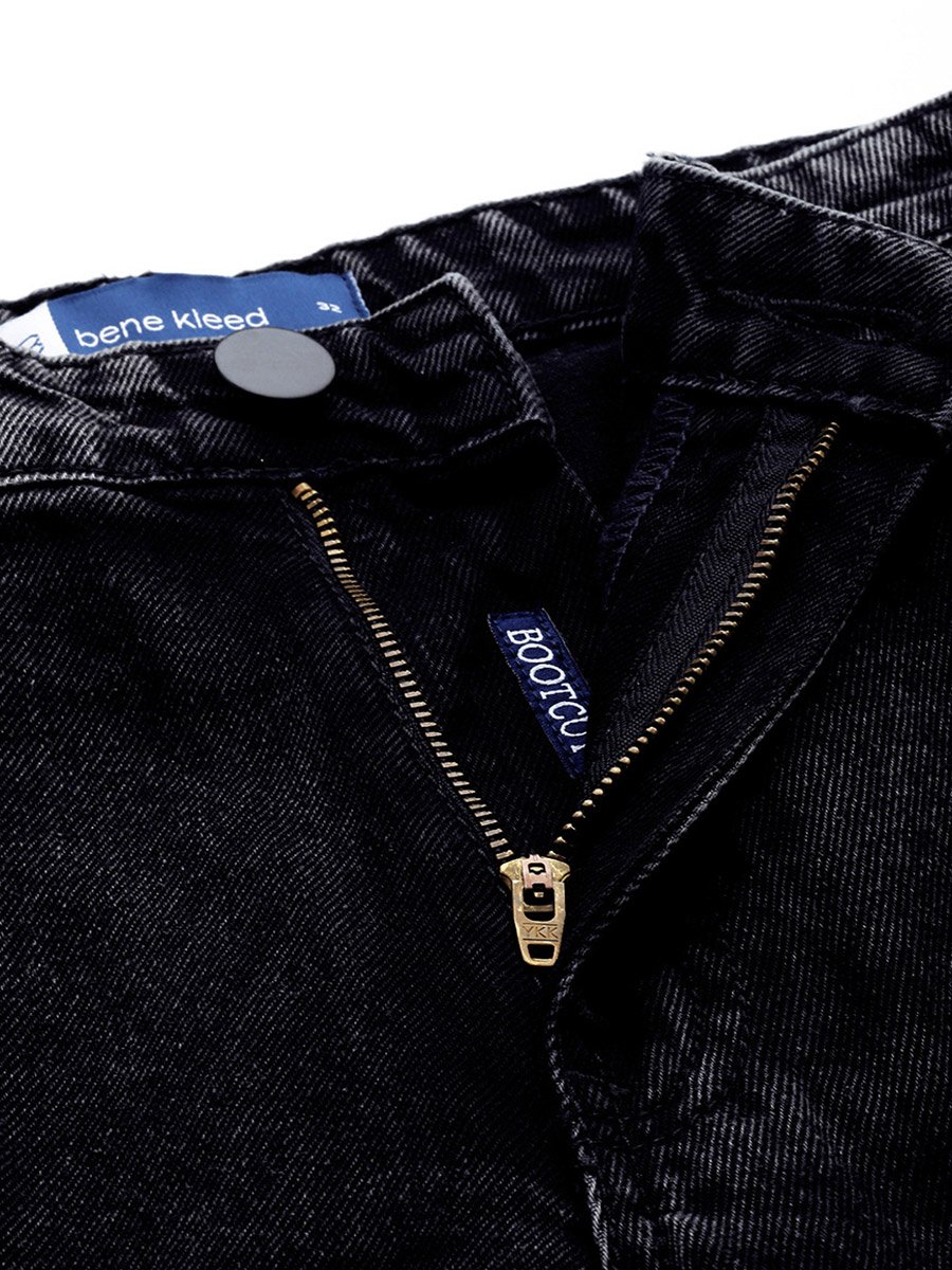 Men Mid Rise Bootcut Jeans