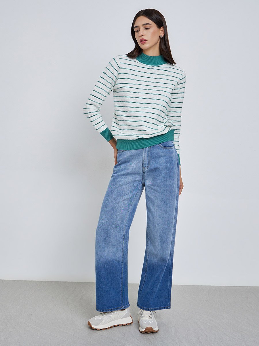 Striped Long Sleeve Sweater