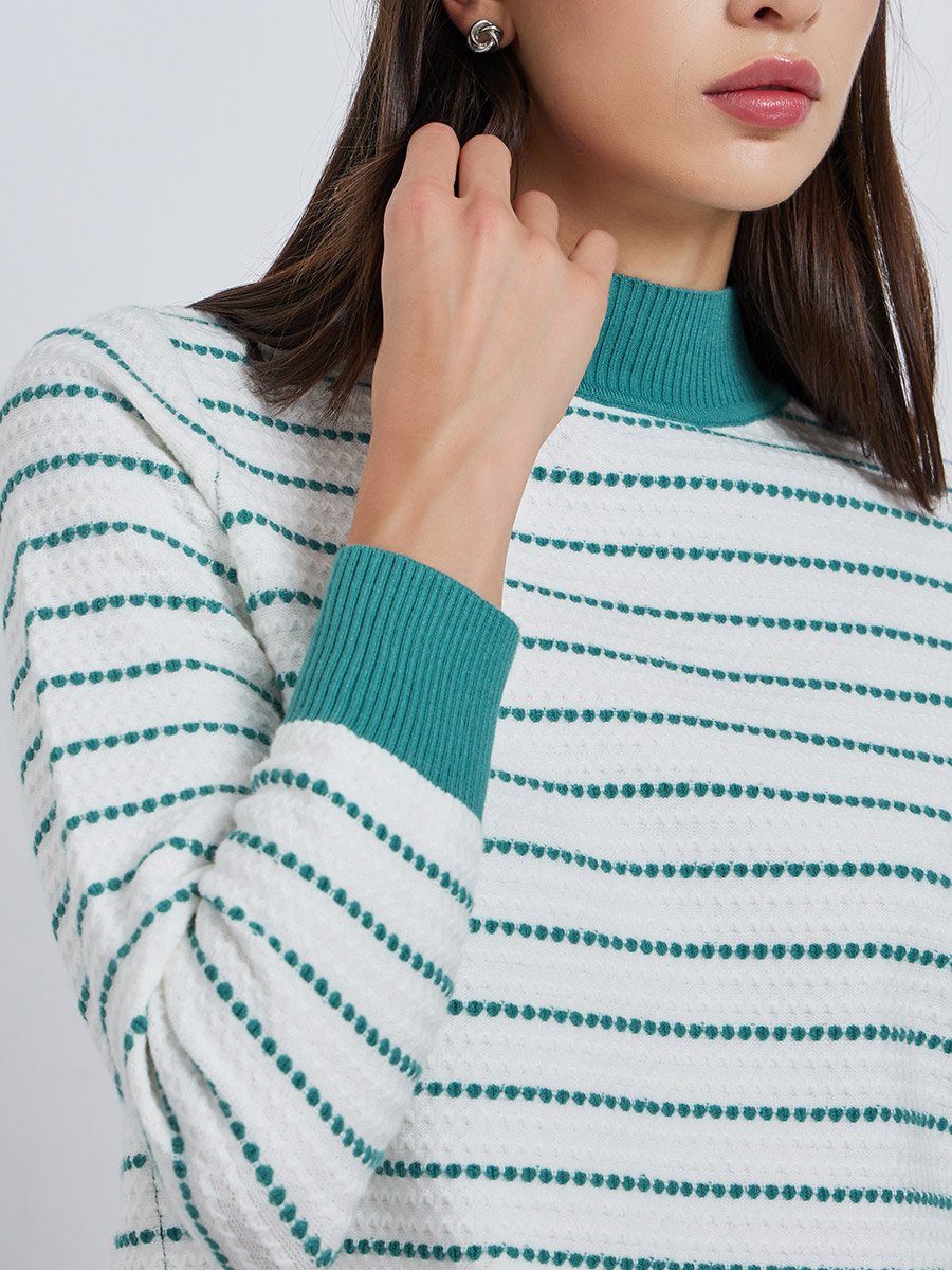 Striped Long Sleeve Sweater