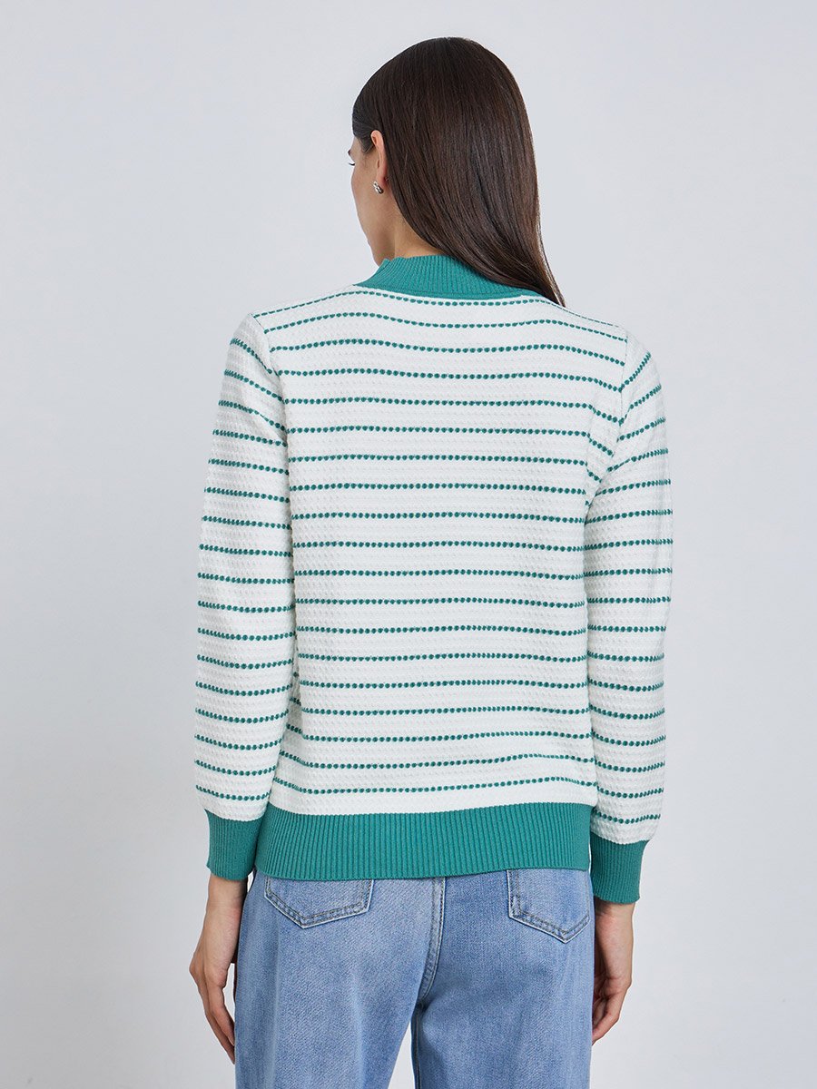 Striped Long Sleeve Sweater